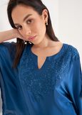 Bull Printed Blouse With Drawstring BLU OTTANIO Woman image number 2