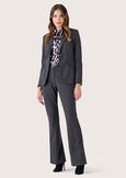 Gaby herringbone cloth blazer BLU GRAFITE Woman image number 4