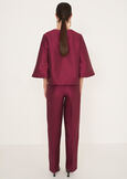 Paul straight-leg trousers VIOLA PURPLE Woman image number 5