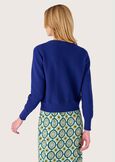 Cardigan Carlen 100% cotone BLU Donna immagine n. 3