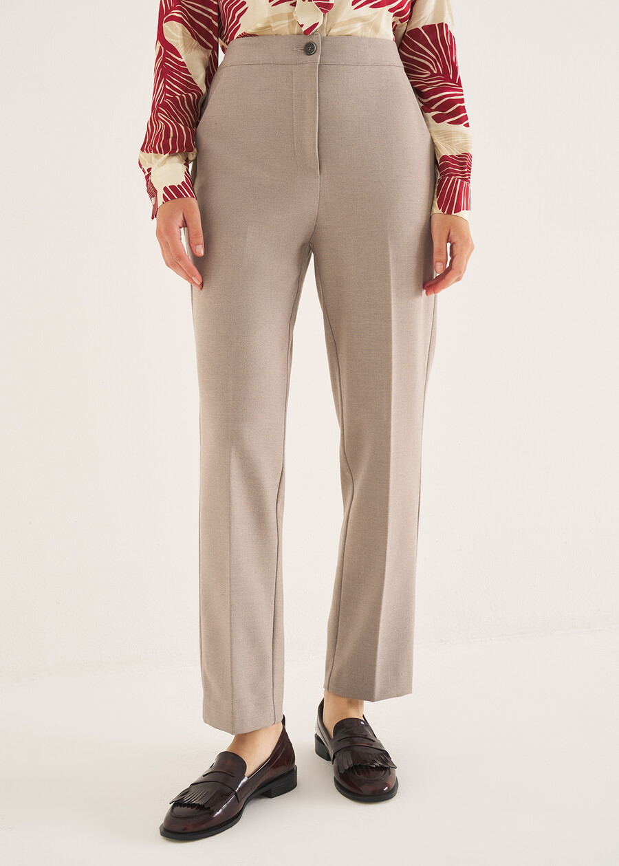 Alice-M classic trousers GRIGIO TORTORA Woman , image number 3