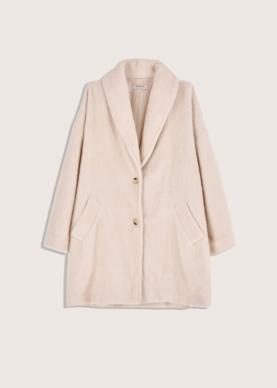 Cappotto Clark effetto pelo BEIGE LANA Donna , immagine n. 5