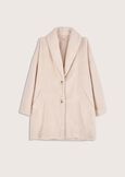 Cappotto Clark effetto pelo BEIGE LANA Donna immagine n. 5