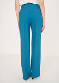 Pantalone Ashley in cady VERDE PAVONEVIOLA VINACCIA Donna immagine n. 4