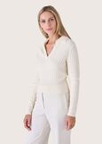 Maglia Manchester modello polo BEIGE LATTEMARRONE JAVA Donna immagine n. 1
