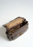 Borsa Blank a cartella in vera pelle MARRONE Donna immagine n. 4