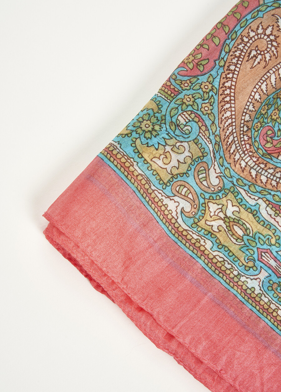 Foulard Semir 100% seta ROSSO GERANIO Donna , immagine n. 2