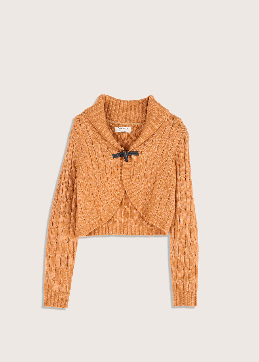 Callas knitted shrug MARRONE NOCC Woman , image number 1