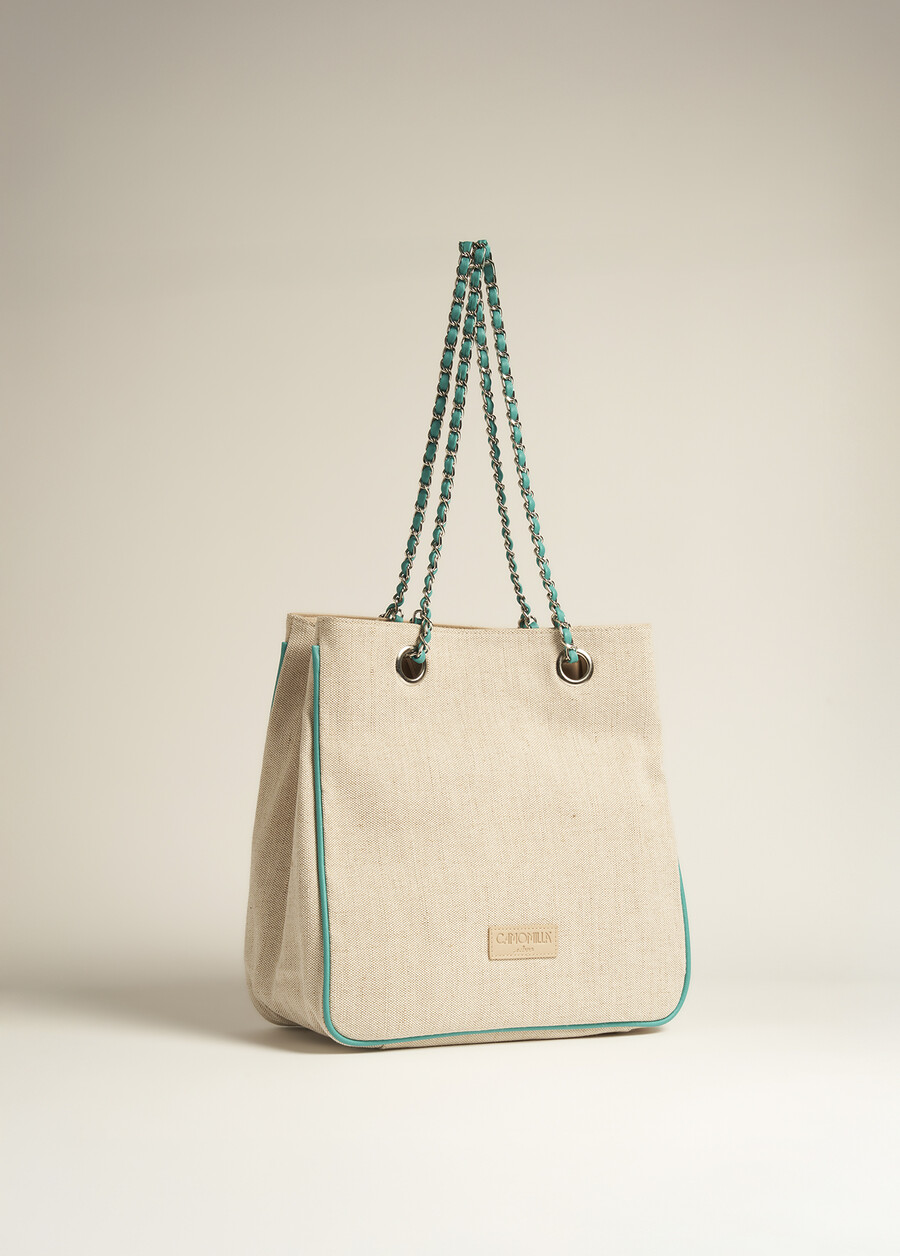 Borsa Shopping Babila in Canvas BEIGE LIGHT BEIGEBEIGE LIGHT BEIGE Donna , immagine n. 1