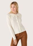 Cardigan Cory con maxi colletto BEIGE LANAMARRONE CASTAGNA Donna immagine n. 1