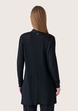 Mery tie-neck cardigan NEROVERDE SALAD Woman image number 4