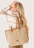Borsa shopping Bahie in maglia GIALLO MOSTARDANERO Donna immagine n. 1