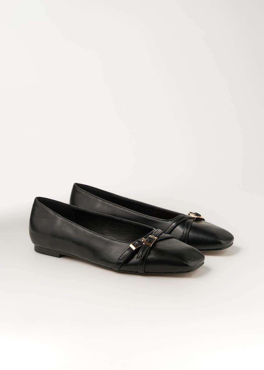 Ballerina Sara in ecopelle NERO Donna , immagine n. 2