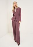 Giorgia wide-leg trousers ROSSO BORDEAUX Woman image number 1