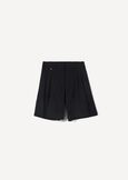 Bermuda Bondie in cotone e lino NERO BLACK Donna immagine n. 5
