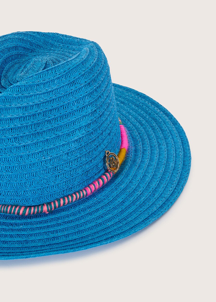 Ciriaco 100% straw hat BLU FRENCHROSSO TULIPANO Woman , image number 3