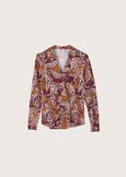 Maglia Salu fantasia etnica ROSSO SYRAH Donna immagine n. 4