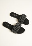 Stars Sandal With Ruffles And Rhinestones NERO BLACK Woman image number 4