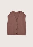 Costantin vest model cardigan MARRONE CARAMELLO Woman image number 4