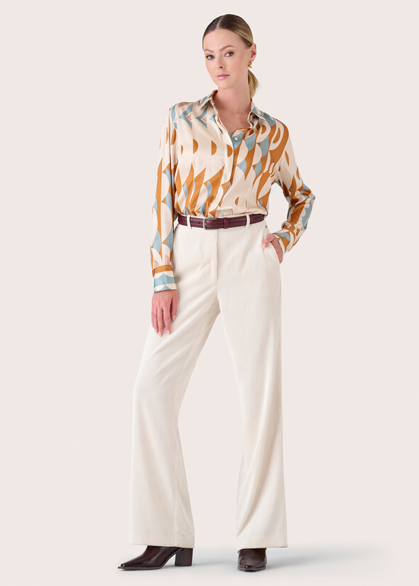 Pikado corduroy trousers BEIGE LATTE Woman null