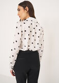 Cameron polka-dot shirt BIANCO WHITE Woman image number 3