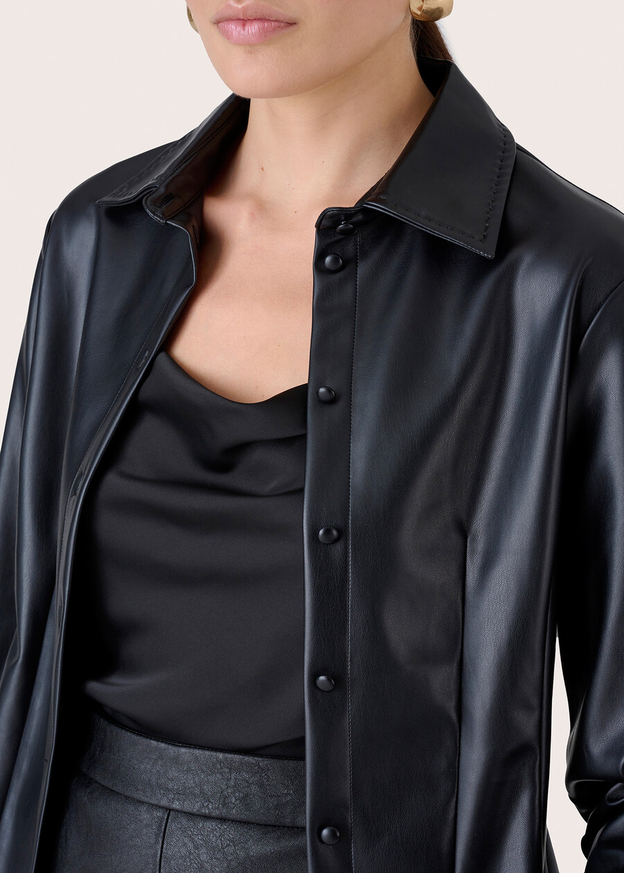Camicia Calimba in ecopelle NERO BLACK Donna , immagine n. 3