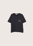 T-shirt Sunti in ecovero NERO BLACK Donna immagine n. 4