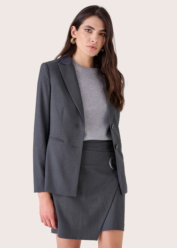 Giacca monopetto Giasmine GRIGIO DARK GREY Donna null