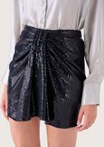 Minigonna Gabrielle in paillettes NERO BLACK Donna immagine n. 3