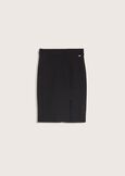 Gretel skirt with slit NERO BLACK Woman image number 4