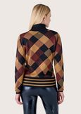 Merina viscose blend jersey NERO BLACK Woman image number 3
