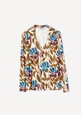 Saemi printed T-shirt VIOLA MELANZANA Woman image number 5