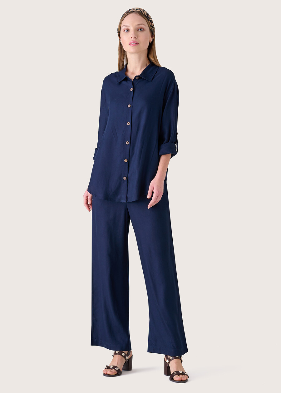 Camicia Cassidy 100% rayon BLU MARINA Donna , immagine n. 4