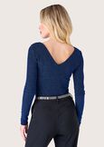 Maglia Siad con lurex BLUE OLTREMARE  Donna immagine n. 3