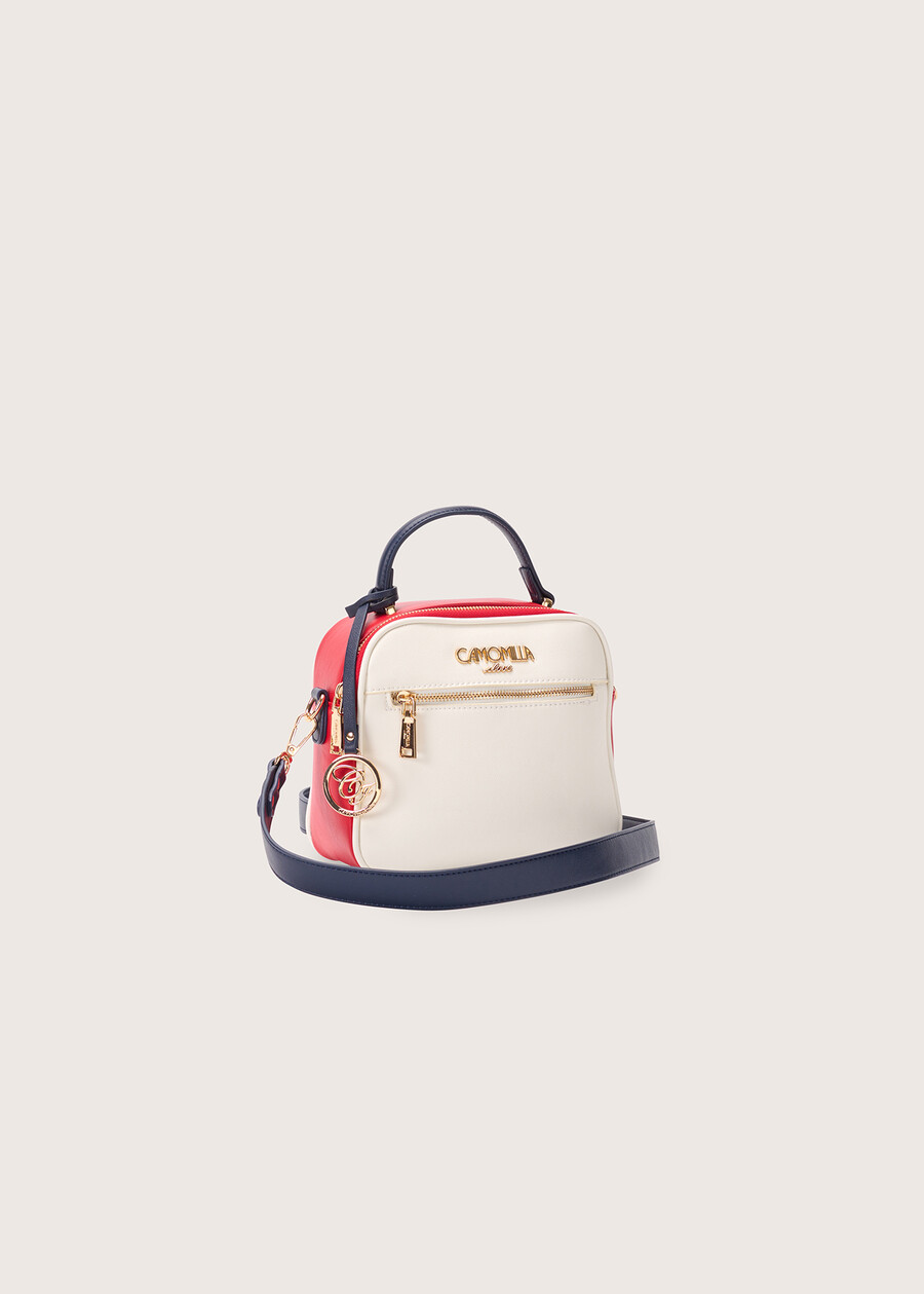 Byl eco-leather barrel bag BIANCO WHITEROSSO TULIPANO Woman , image number 3