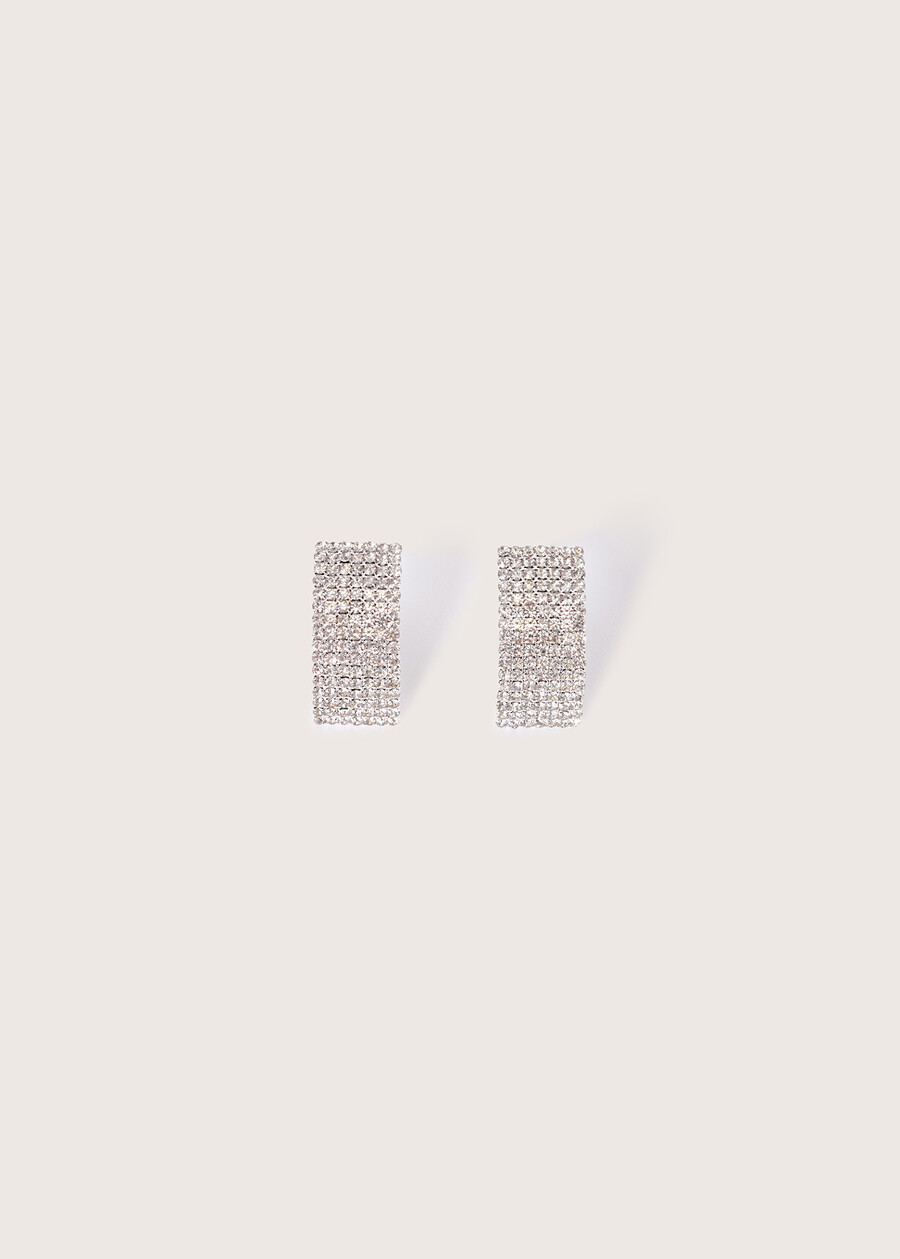 Giulietta earrings with crystals SILVER Woman , image number 2