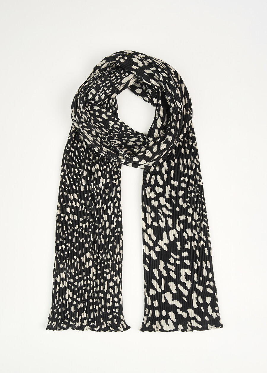 Foulard goffrato Suba NERO BLACK Donna , immagine n. 1