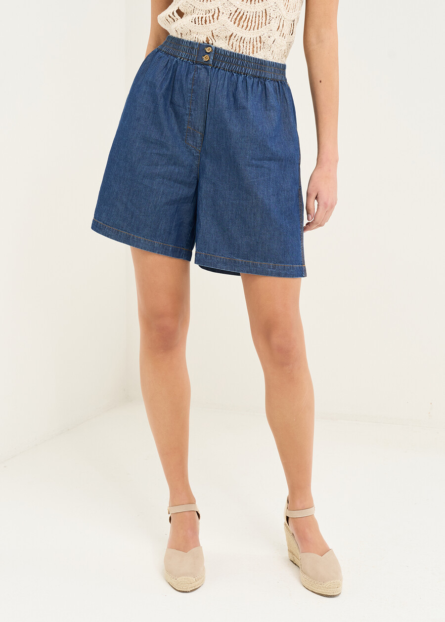 Bermuda Betty in 100% cotone DENIM Donna , immagine n. 2