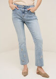 Jeans Dixos ricami e paillettes DENIM MEDIUM DENIM Donna immagine n. 3
