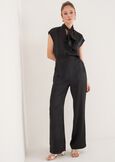 Pantaloni Pablo In Satin GRIGIO TORTORANERO BLACK Donna immagine n. 1