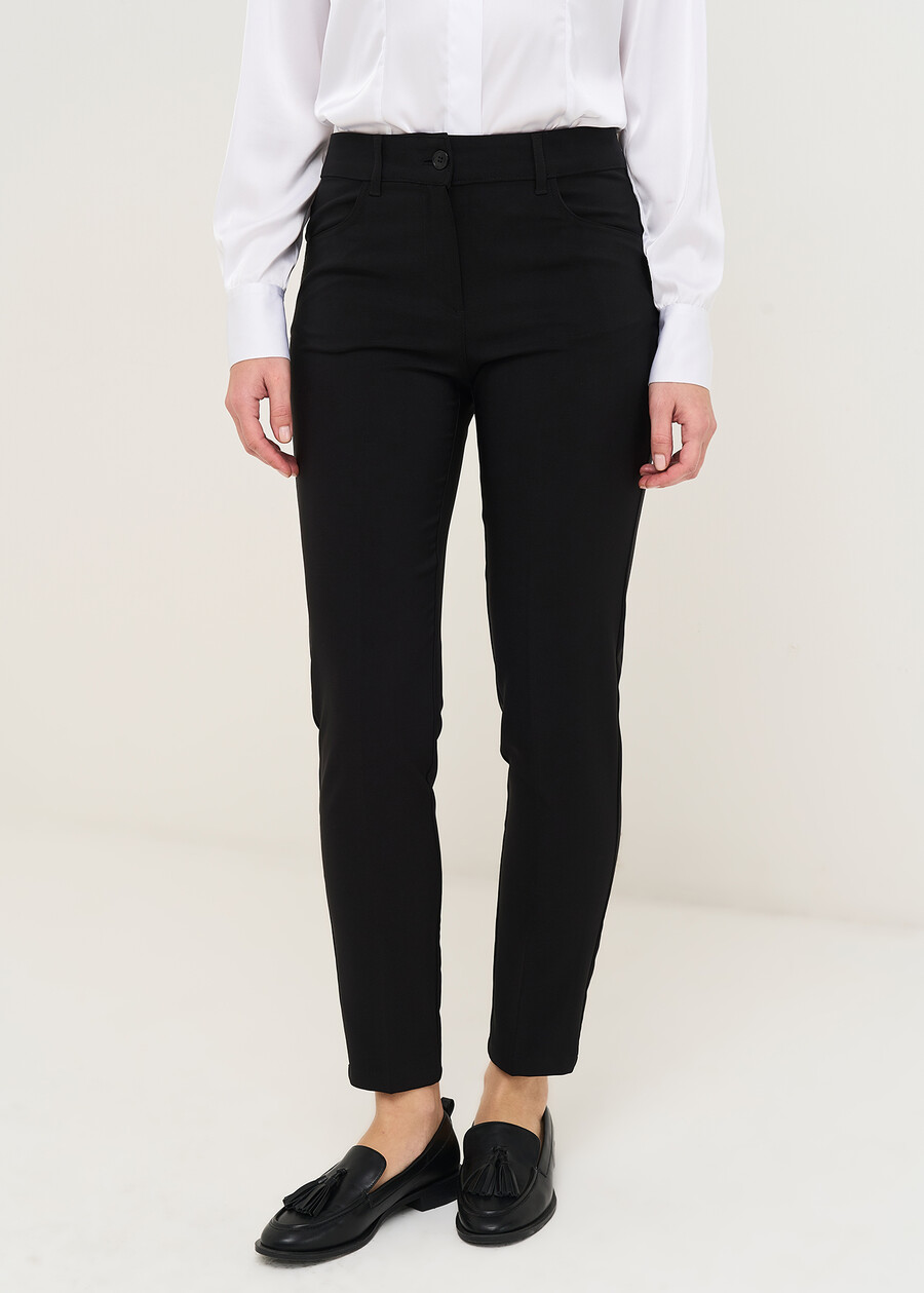 Pantaloni Kate 5 tasche skinny NERO BLACK Donna , immagine n. 2
