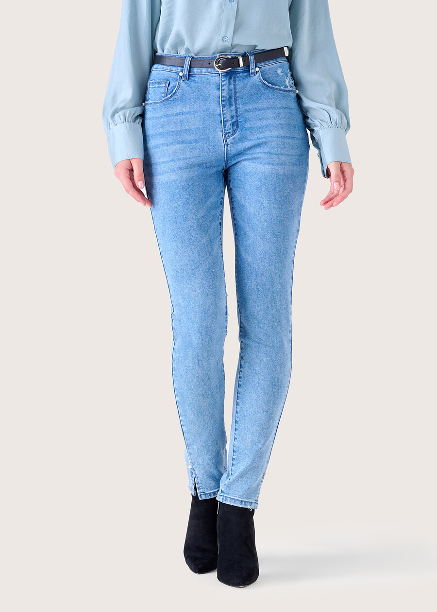 Pantalone Denny in denim di cotone DENIM Donna , immagine n. 3