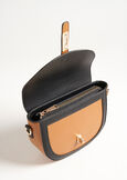 Bonye-A bicolor faux leather crossbody NERO BLACK Woman image number 2