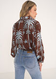 Bernie printed blouse with collar MARRONE TERRA Woman image number 2
