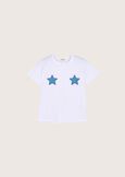 T-shirt Star 100% cotone BIANCO WHITE Donna immagine n. 5