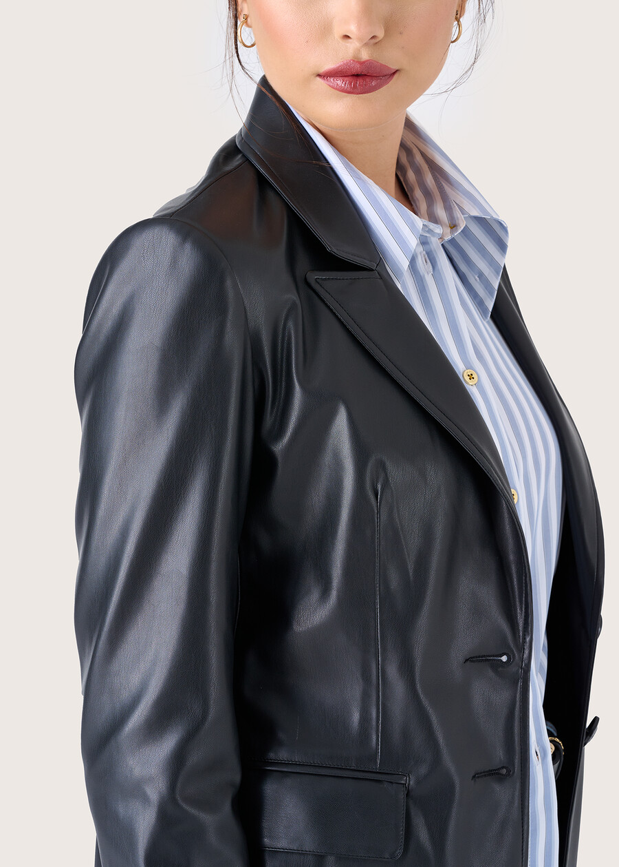 Gyl eco-leather jacket NERO BLACK Woman , image number 3