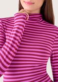 T-shirt Sarah in viscosa BLUE COLONIALROSSO SYRAH Donna immagine n. 2