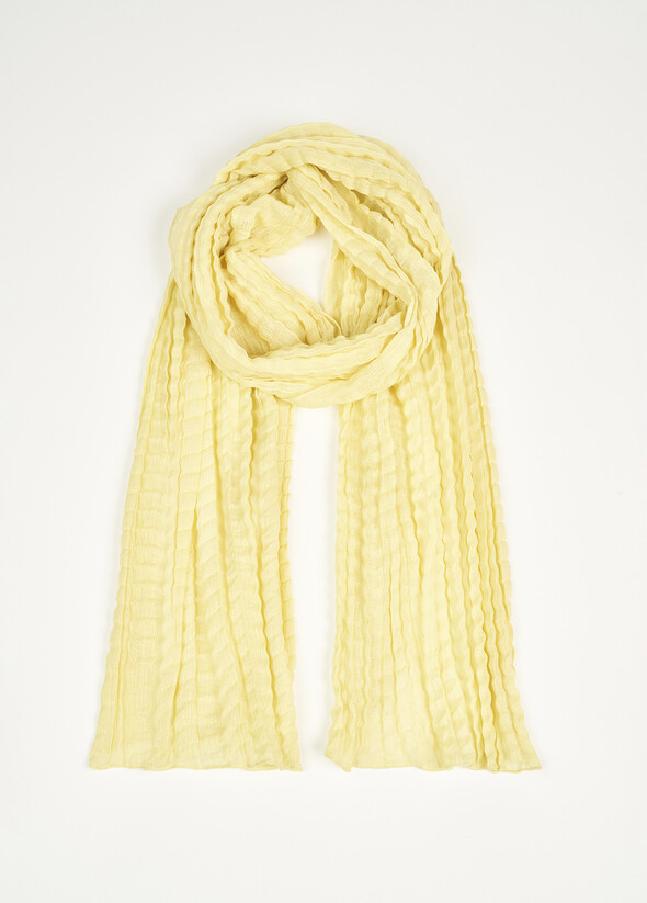Sciarpa goffrata Strila GIALLO Donna null