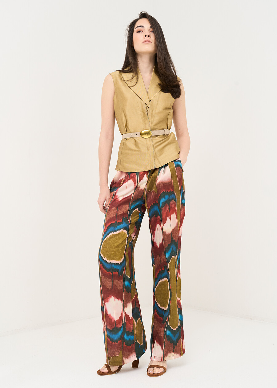 Colt sleeveless double-layer shirt MARRONE Woman , image number 4