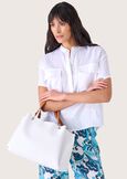 Borsa Ballia in ecopelle BIANCOBLUE OLTREMARE  Donna immagine n. 1
